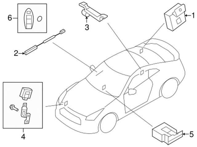 Keyless Entry Remote Key O44028