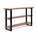 Acacia Wood Console Table, Black O225