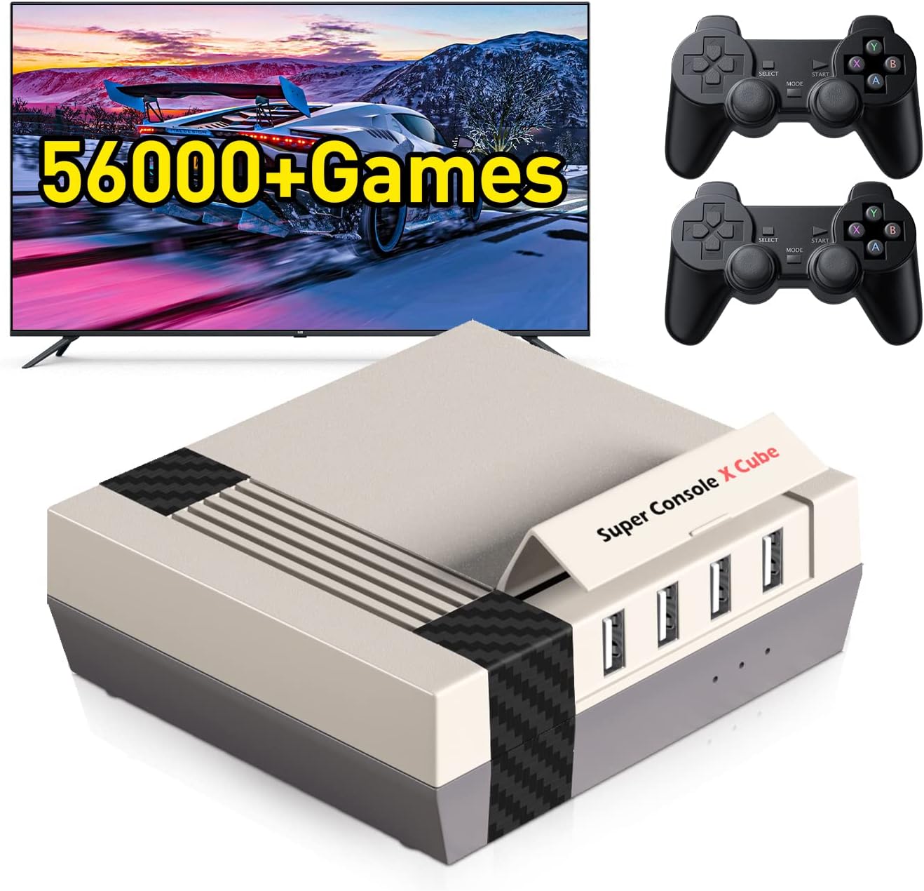 Retro Games Gaming Console, 4K TV Output, Up to 5 Players E64620