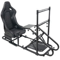 Racing Simulator Cockpit with Monitor Mount and Bucket Seat L9290