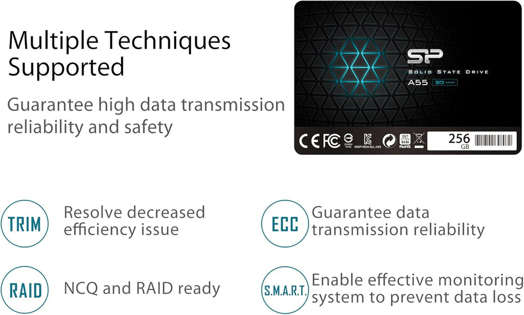 256GB SSD SATA III 2.5 7mm Internal Solid State Drive I675