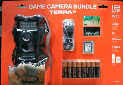 12 MP HD Infrared Digital Game Camera with SD Card and Batteries N481