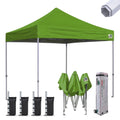 10x10 Pergolas with Canopy Outdoor Gazebo with Heavy Duty Wheeled Carry Bag P766218