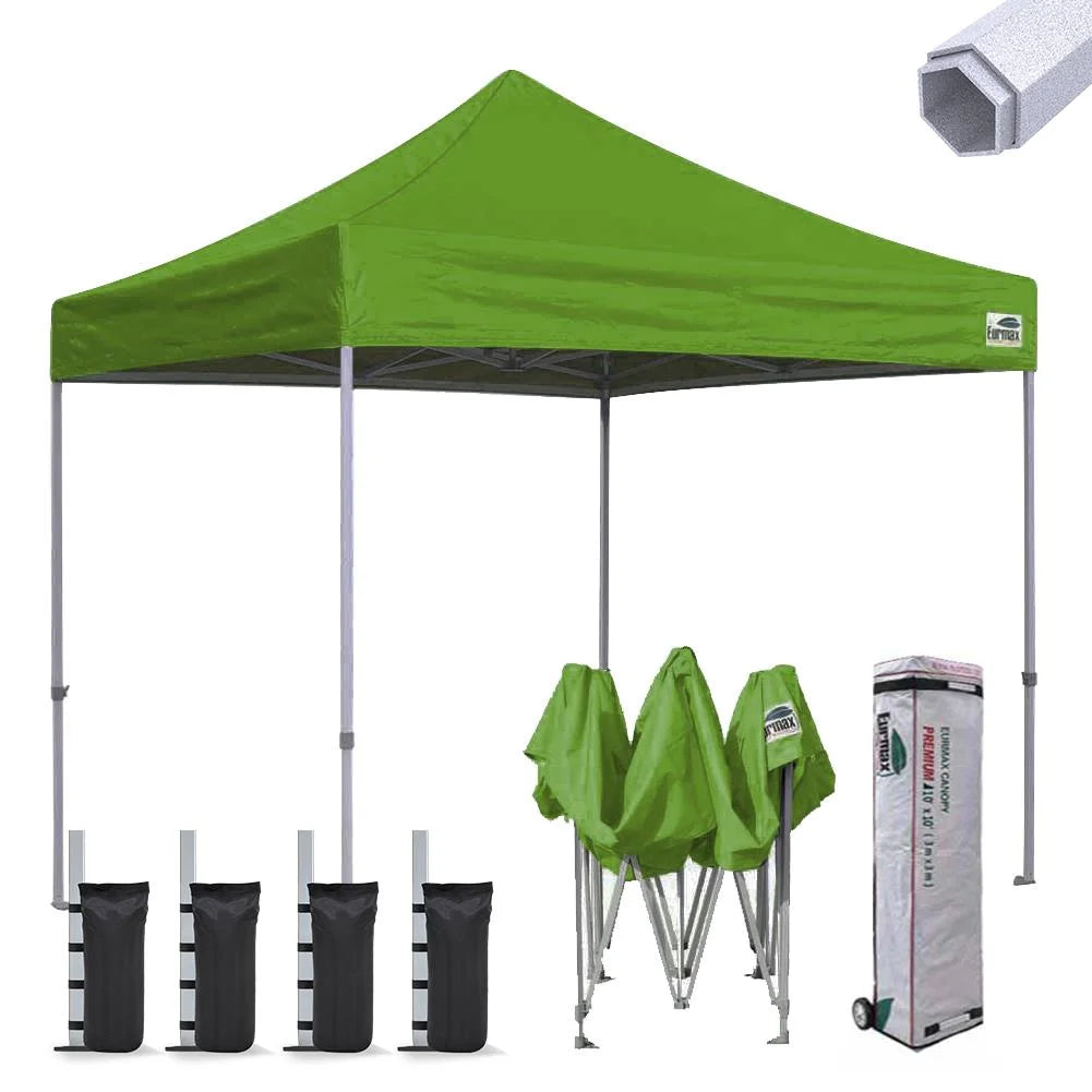 10x10 Pergolas with Canopy Outdoor Gazebo with Heavy Duty Wheeled Carry Bag P766218