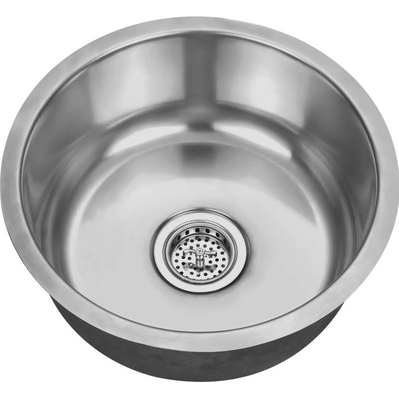 17-1/8x22 Circular Undermount Stainless Steel Bar Prep Sink Y970