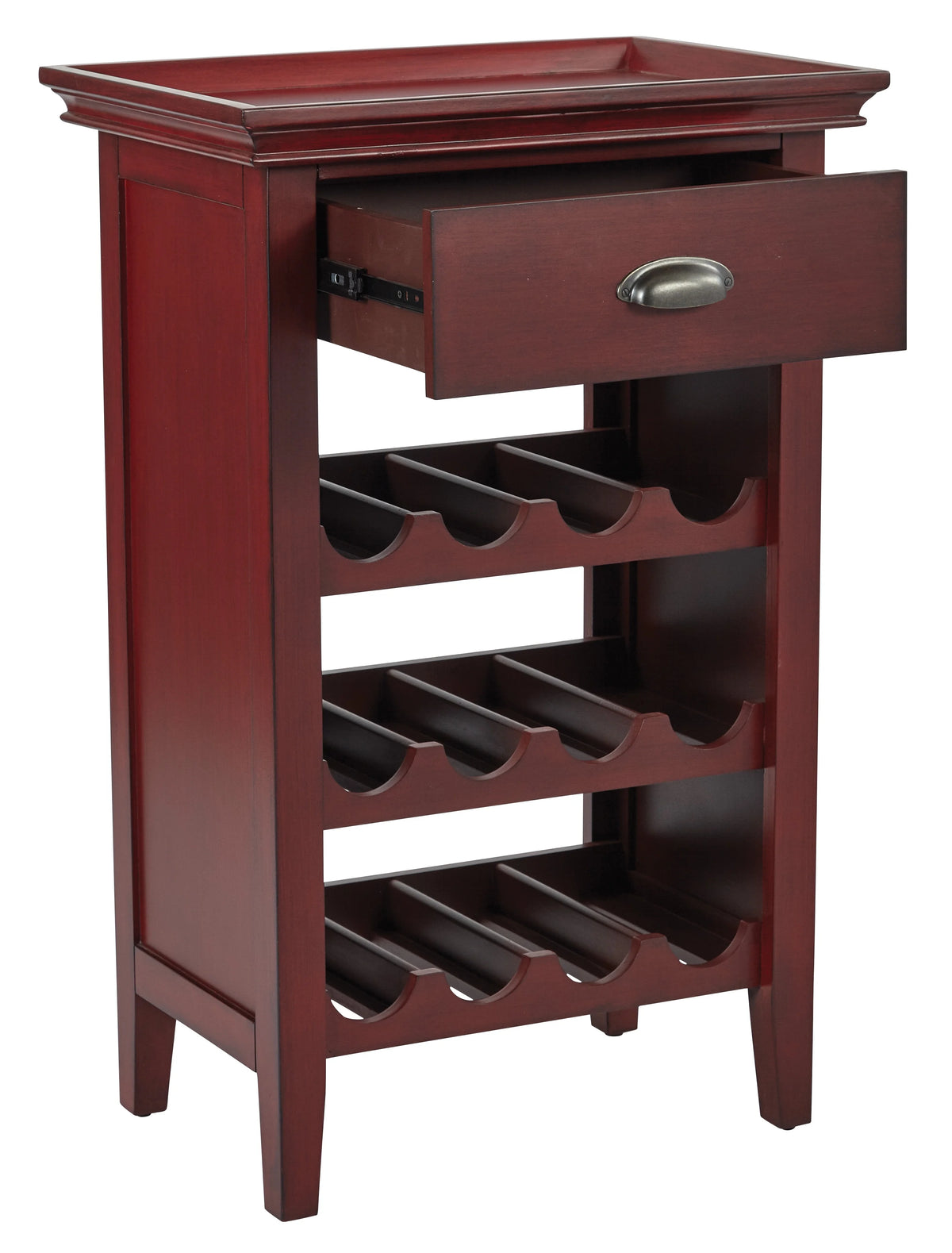 Vintage Wine Finish Wine Cabinet F8044