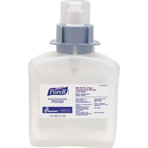 Purell Hand Sanitizer Foam Refill, 1200mL, 3/Box J493
