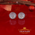 0.15ct Diamond 925 Sterling Silver Stud Earrings V6871