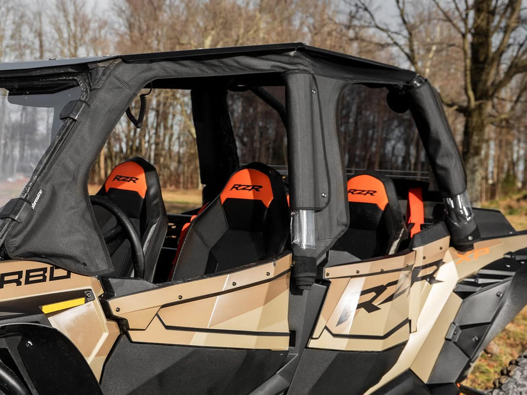 Soft Cab Enclosure Upper Doors with Rear Clear Windshield C64869