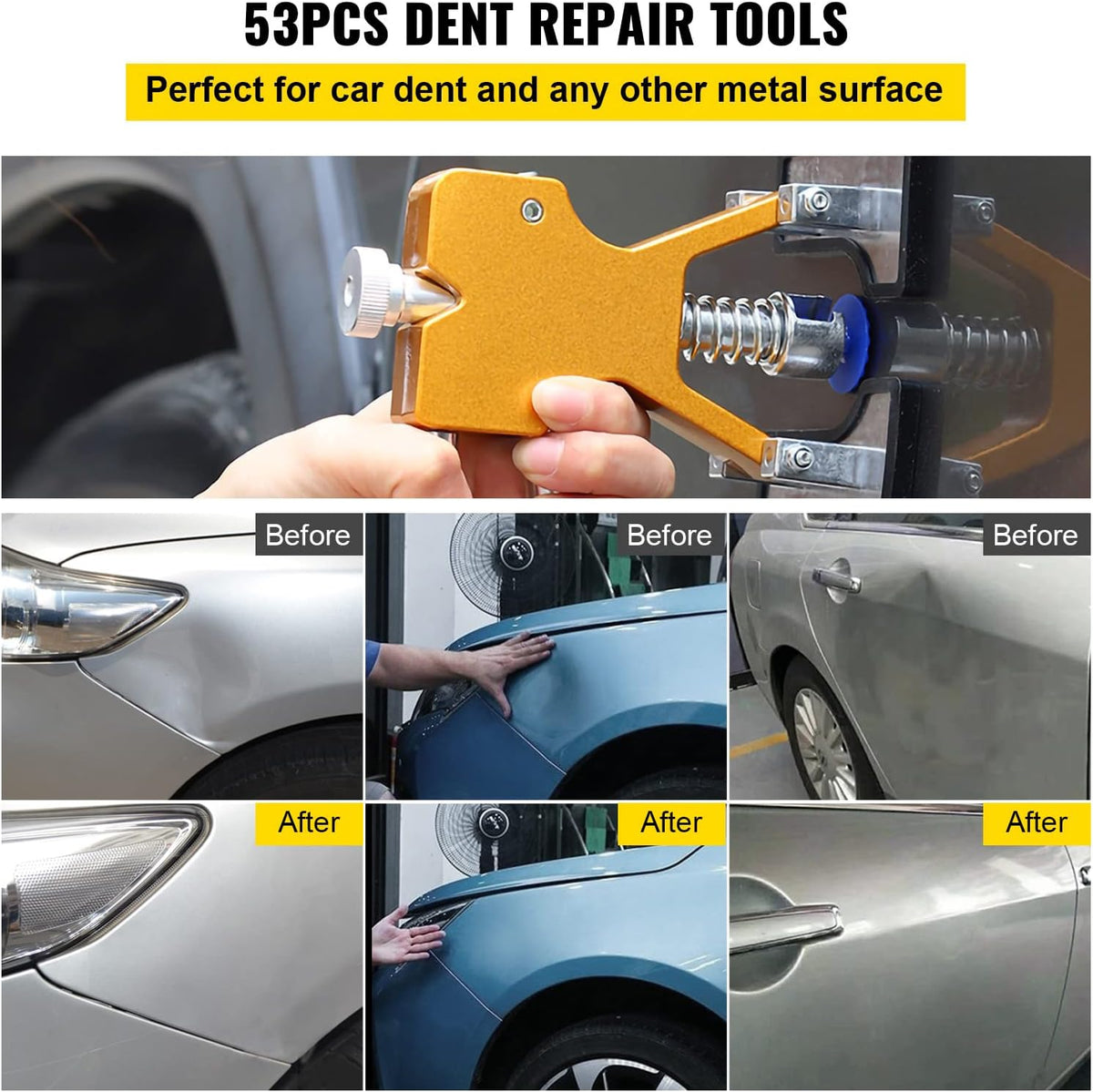 53 PCS Paintless Dent Repair Tool Kit L6911