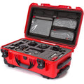 Red Hard Watertight DSLR Camera Case D877