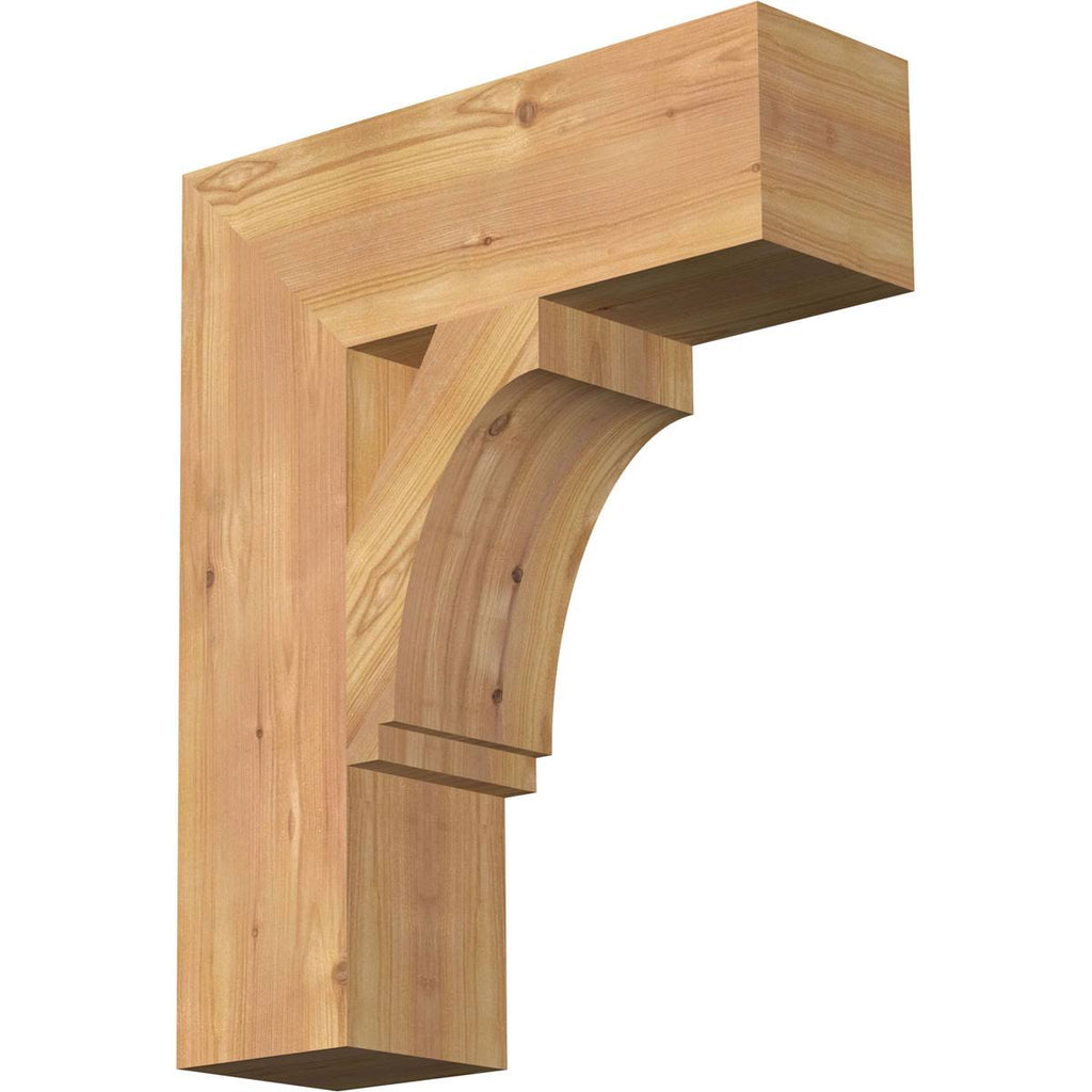 Imperial Block Smooth Bracket, Western Red Cedar O94430