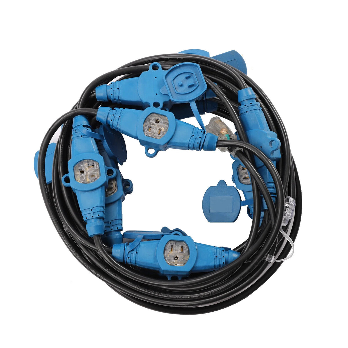 50' Heavy Duty Power Cable Extension Cord Outdoor D516984