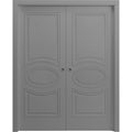 Sliding French Double Pocket Doors 36 x 80 inches MDF Interior Doors Q3599