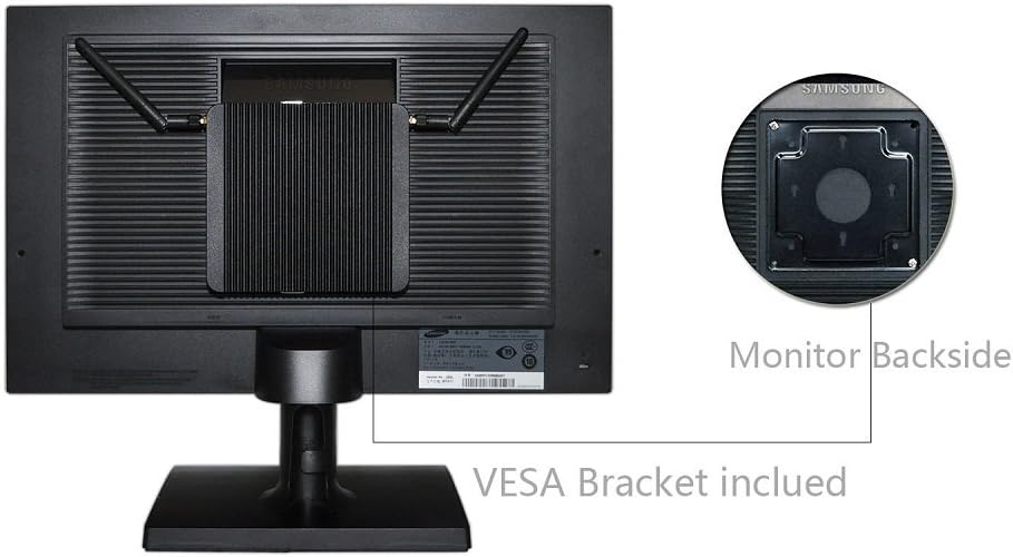 Mini PC with 4 LAN Ports, 8GB RAM 128GB SSD W9583
