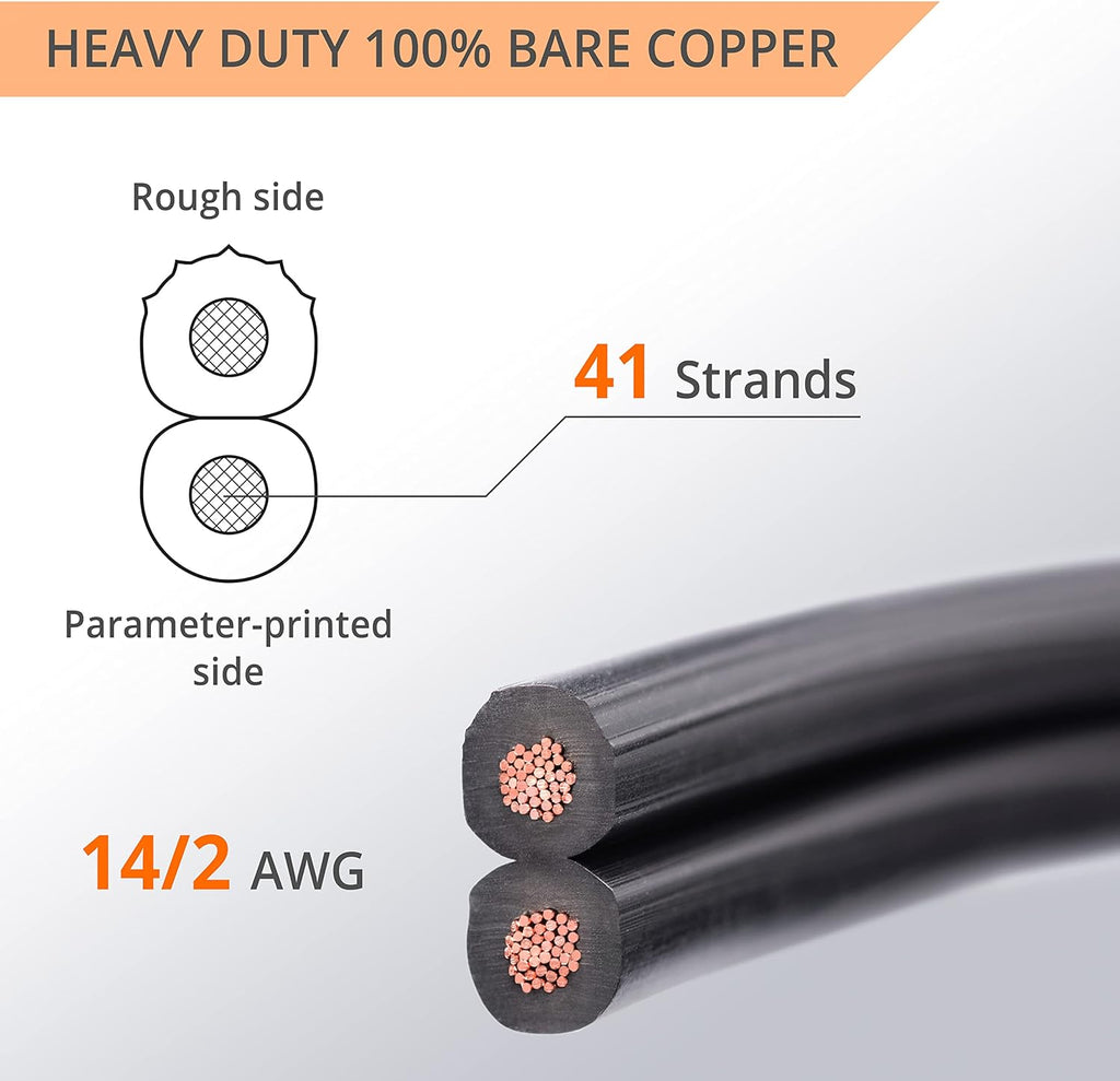 12/2 Low Voltage Landscape Lighting Wire 250 Feet H9091