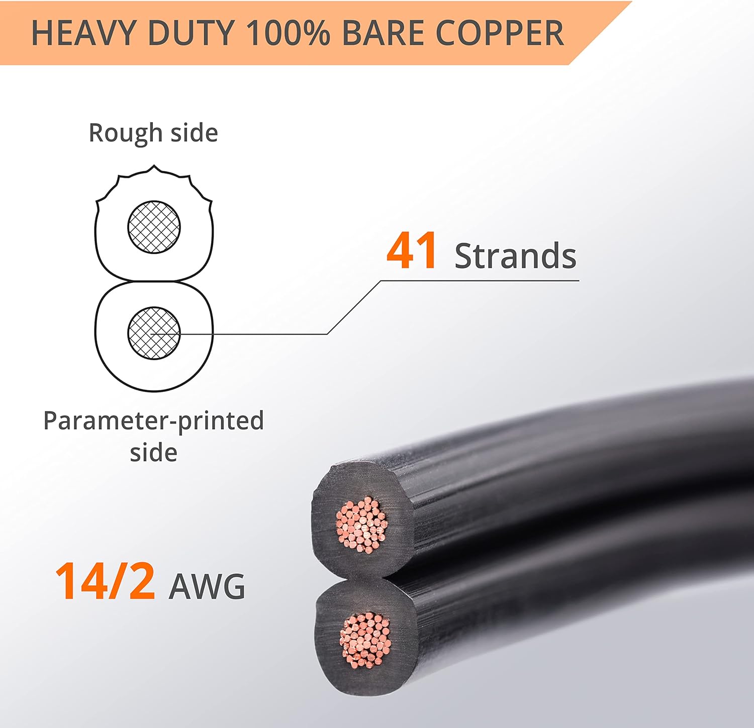 12/2 Low Voltage Landscape Lighting Wire 250 Feet H9091