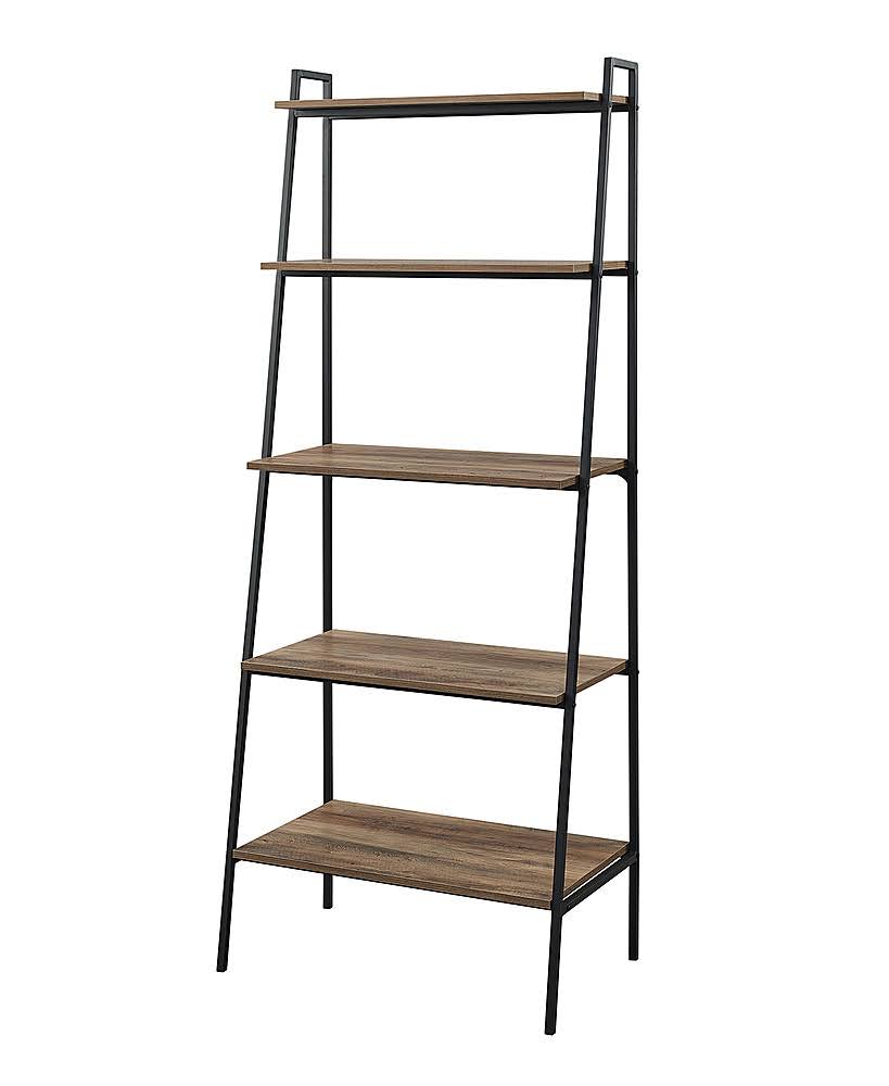 Rustic Oak 5-Shelf Bookcase T511616
