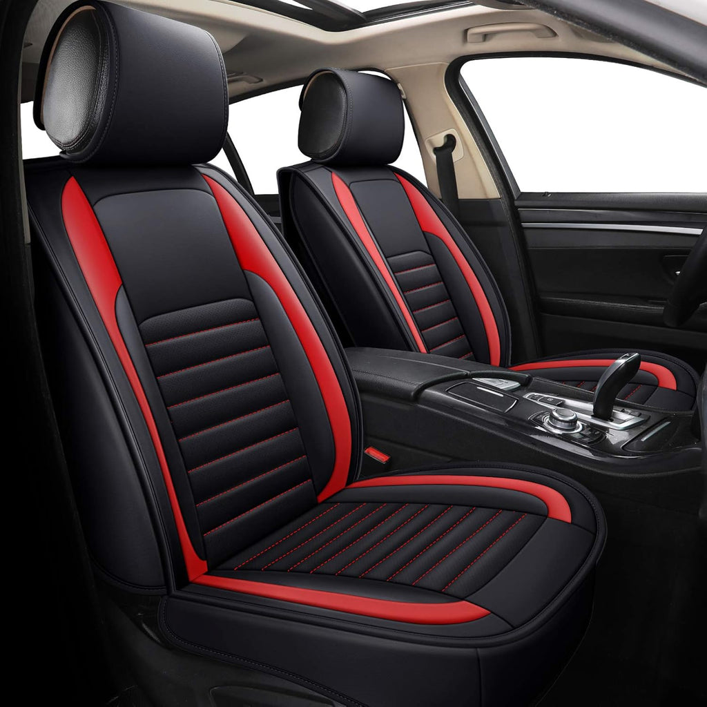 Black SUV Seat Covers with Faux Leather S62967