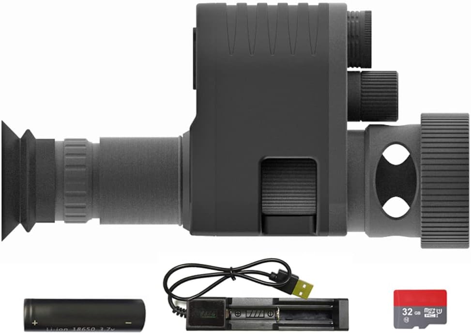 Night Vision Scope 1080P Hunting Riflescope with Quick Install Rings Y5883