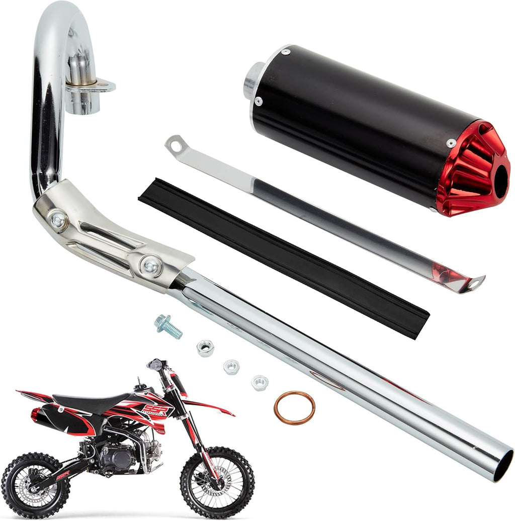 Blue Exhaust Muffler Silencer Pipe Assembly Kit Pack of 2 W261097