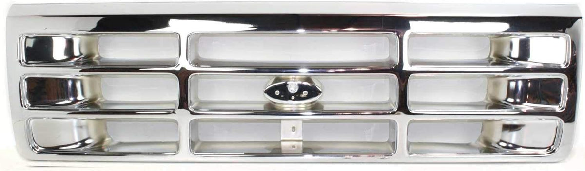 Chrome Shell and Insert Grille Assembly for Ford F-150 X8565
