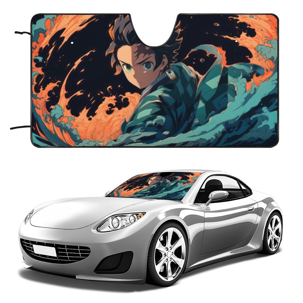 Foldable Reflective Car Windshield Sunshade V68015