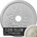 Grape Ceiling Medallion, Hand-Painted Clear Yellow X6928