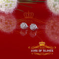 925 Sterling Silver Diamond Stud Earrings A2498
