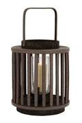 Wood Glass Lantern D64292