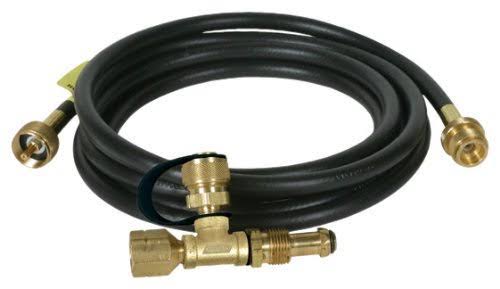 Propane Brass Tee with 3 Port and 12' Hose K3954