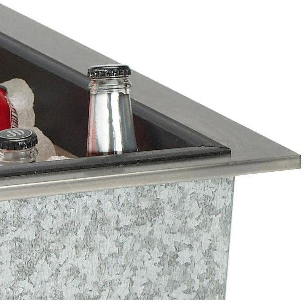 Stainless Steel Beverage Ice Chest Cooler Q270597