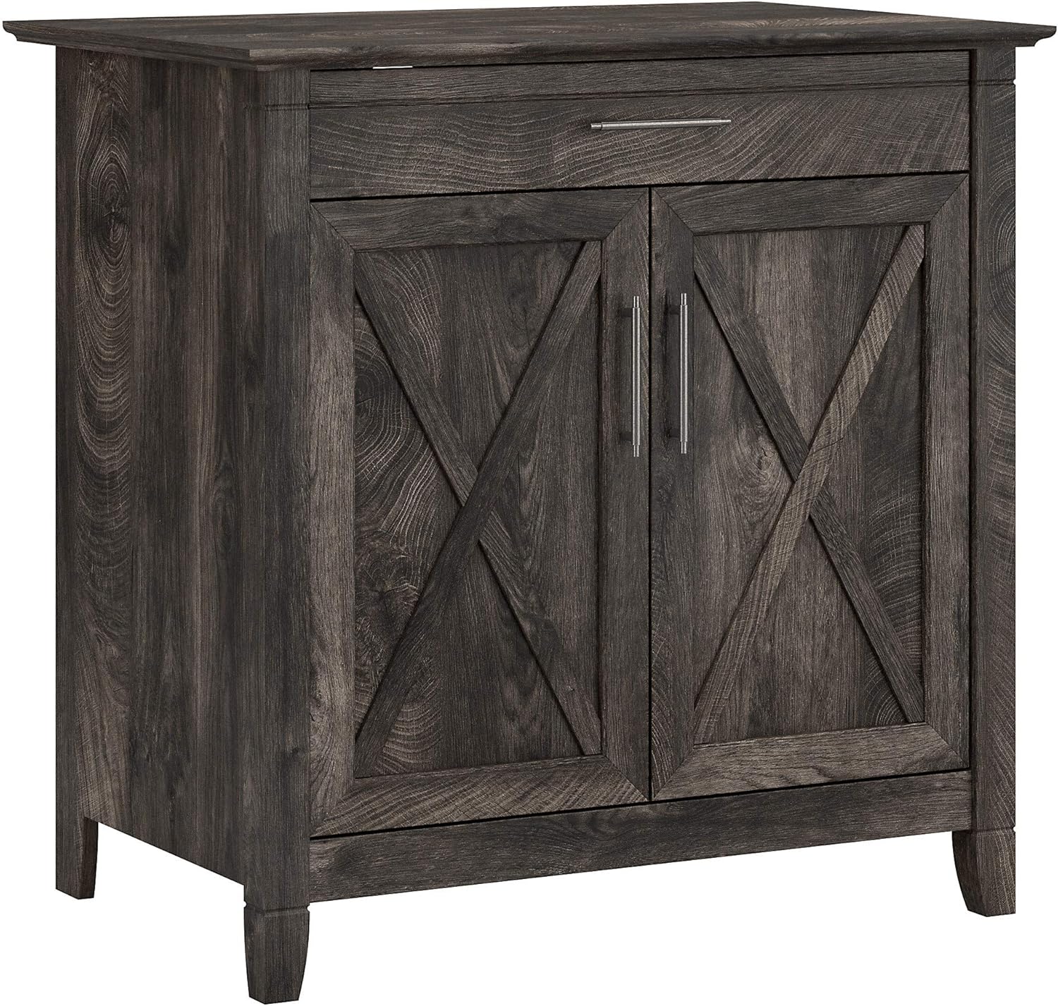 Secretary Desk with Keyboard Tray and Storage Cabinet Y25186