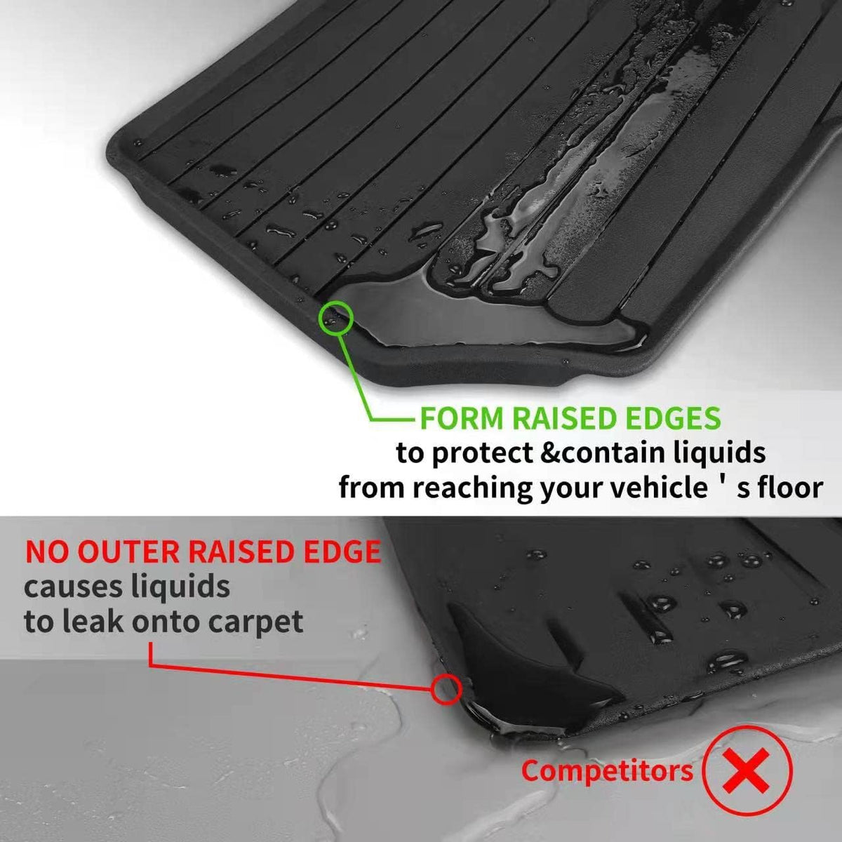 TPE Car Floor Mats 4pcs W9317