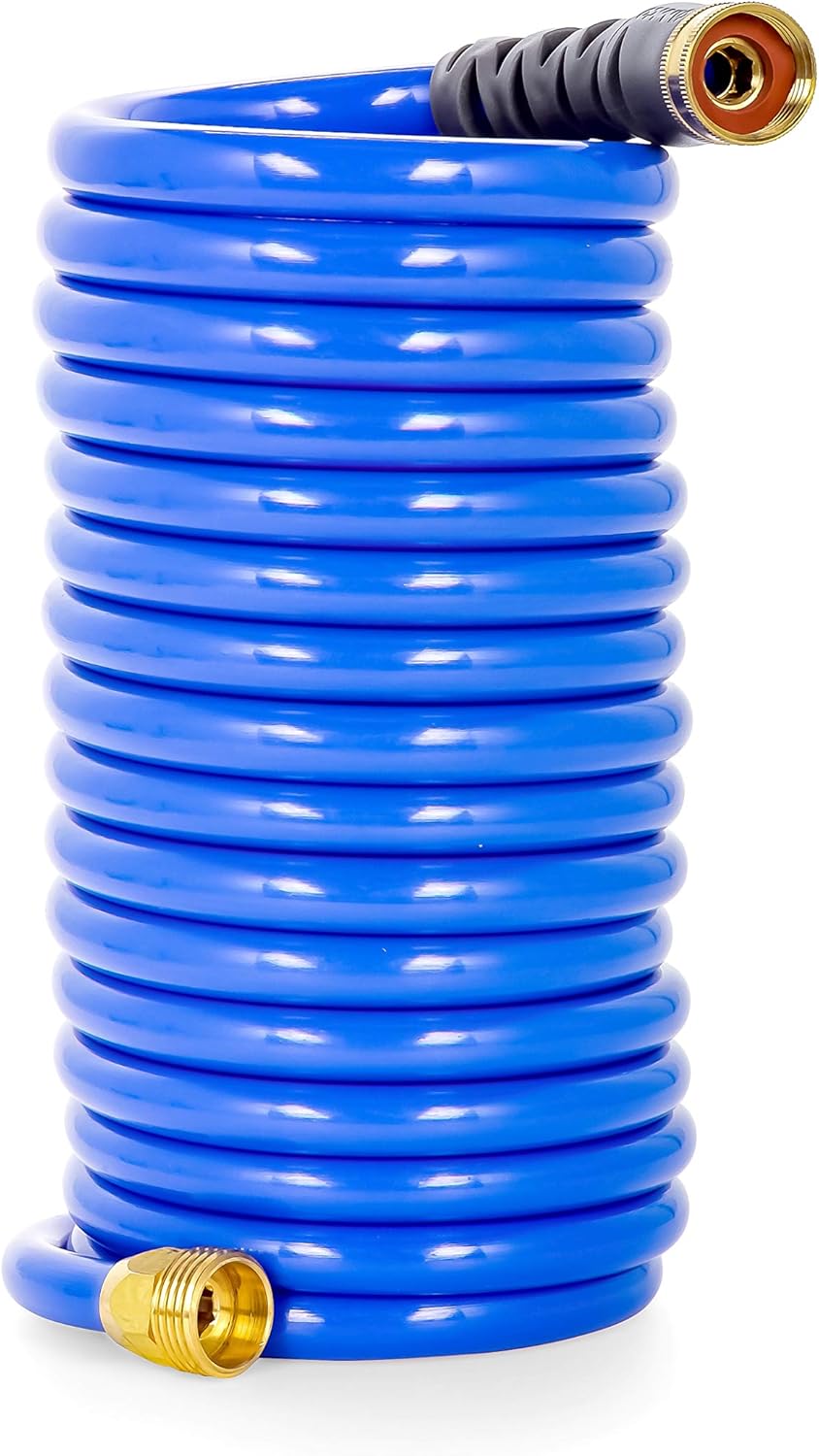40’ Coiled Water Nozzle with Adjustable Spray Pattern Kit, Pack of 2 A92936