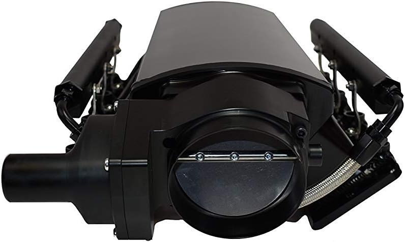Black Fabricated Intake Manifold Throttle Body 102mm Z4284