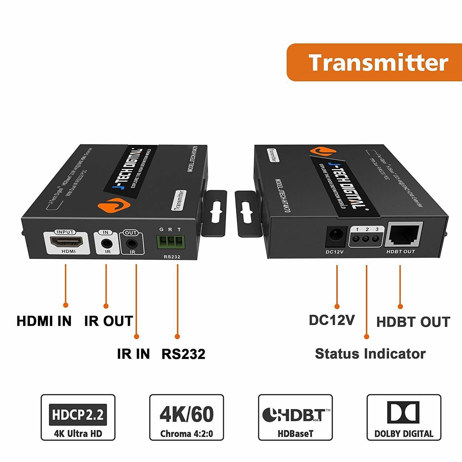 HDMI Extender 4K@60Hz Cat6 K203947