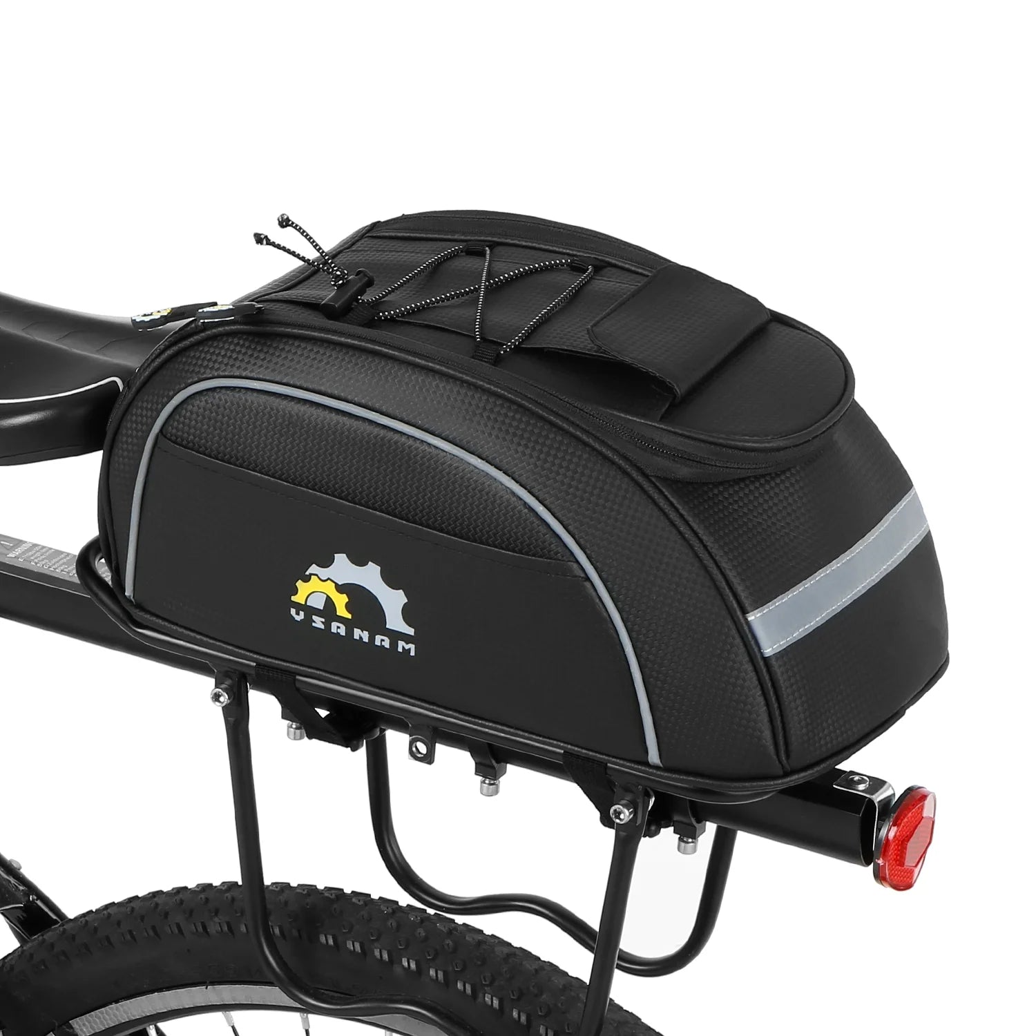Waterproof Insulated Cooler Bag Bike Trunk Bag Pannier F485