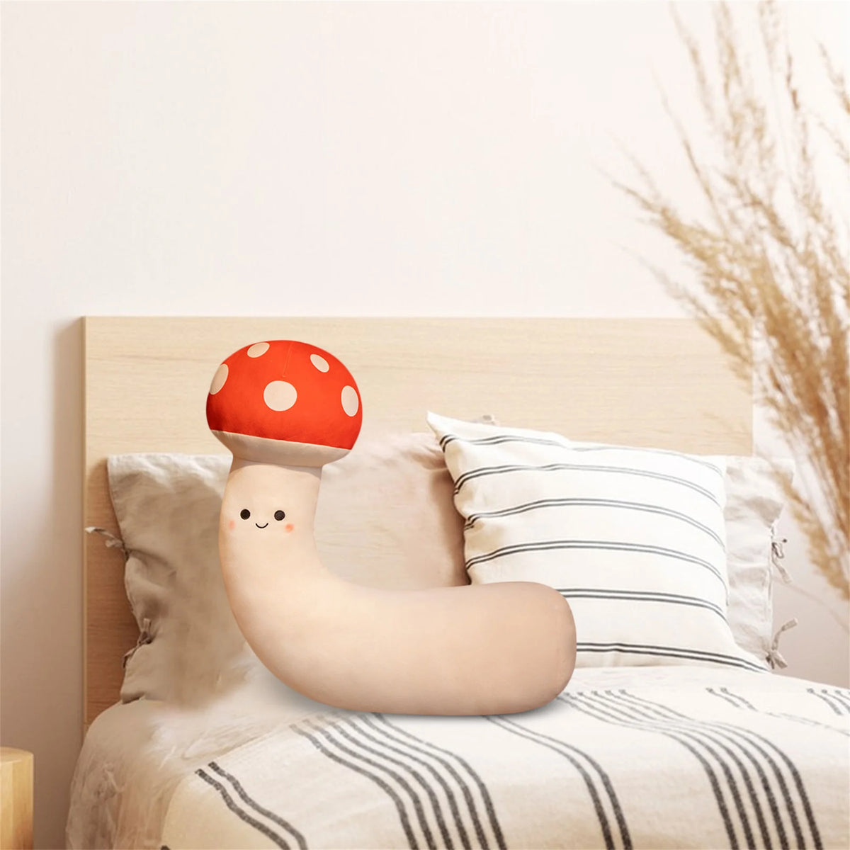Giant Mushroom Plush Dolls Toys Soft Cute Stuffed Mushroom Throw Pillow C998