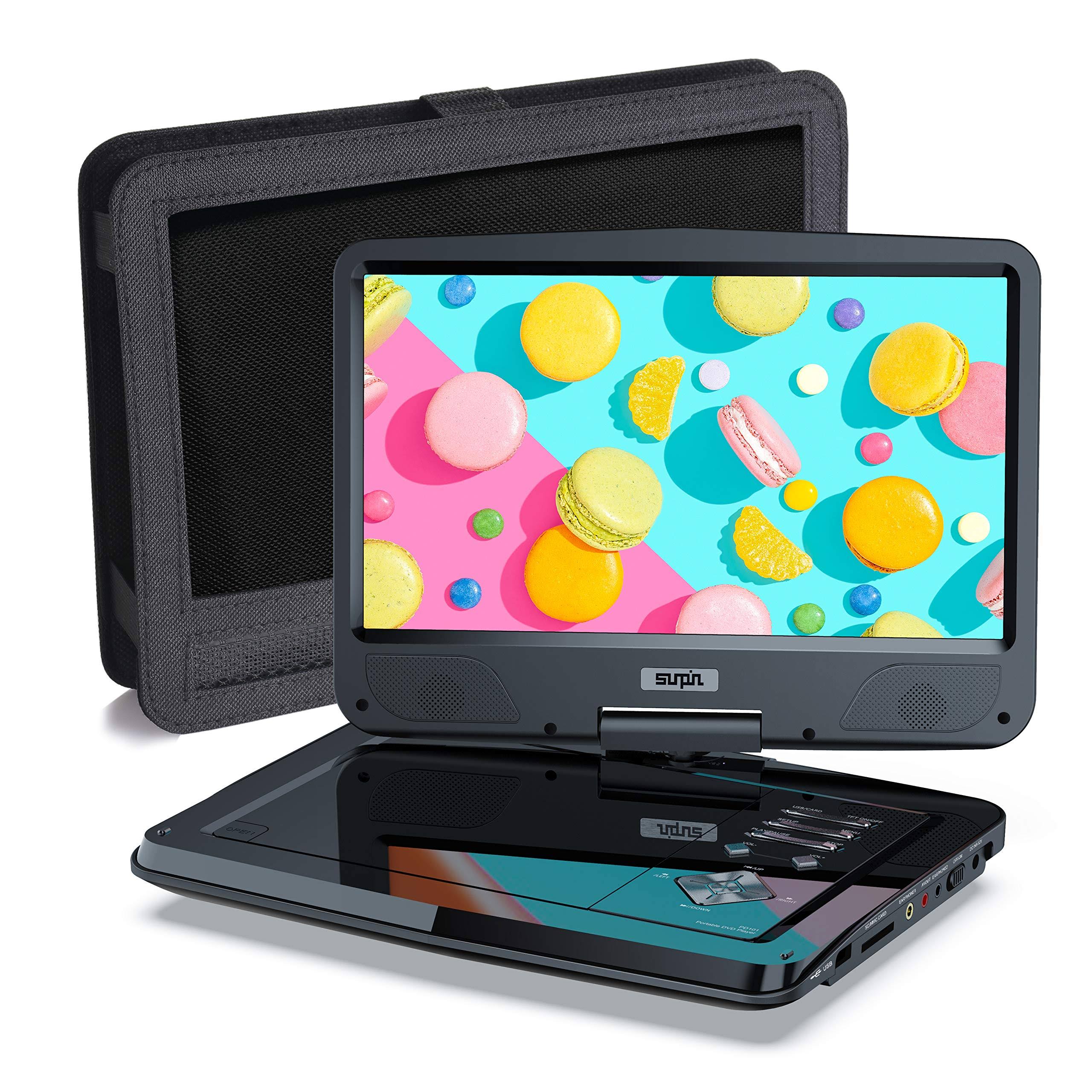 Portable DVD Player 12.5 inch with 10.1 inch HD Swivel Screen Y5284