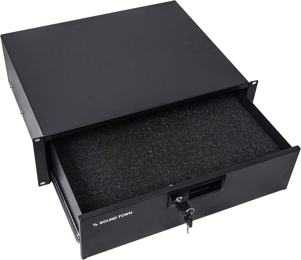 19-inch 3U Locking Rack Drawer with Protection Foam O1497