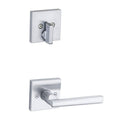 Single Cylinder Keyed Entry Interior Pack with Square Satin Chrome X569439