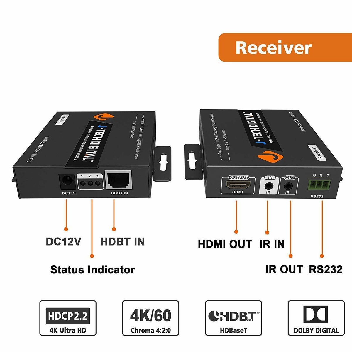 HDMI Extender 4K@60Hz Cat6 K203947