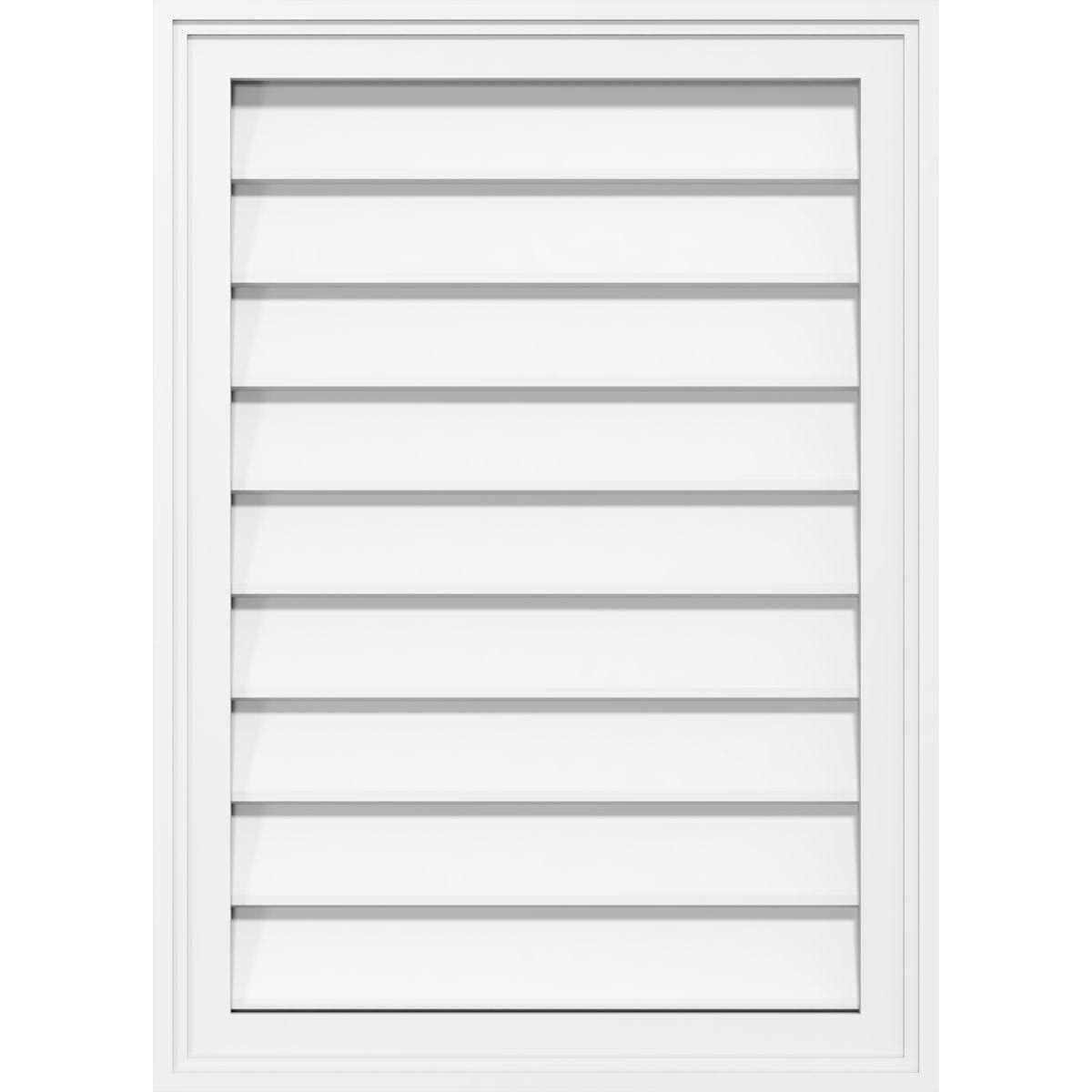24x22W x 30x22H PVC Gable Vent with Brickm C226