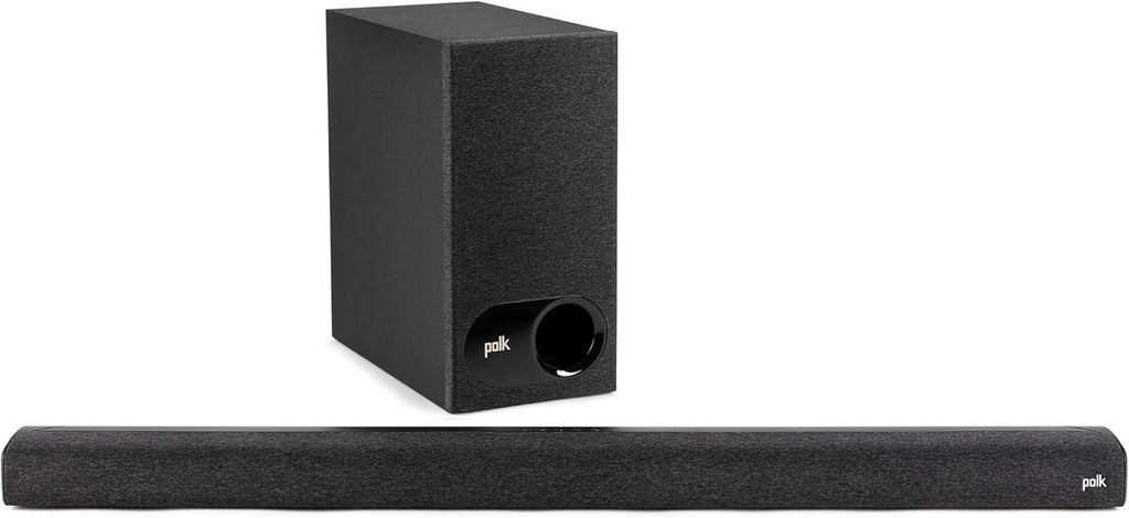 Ultra-Slim TV Sound Bar and Wireless Subwoofer with Built-in Chromecast T587136