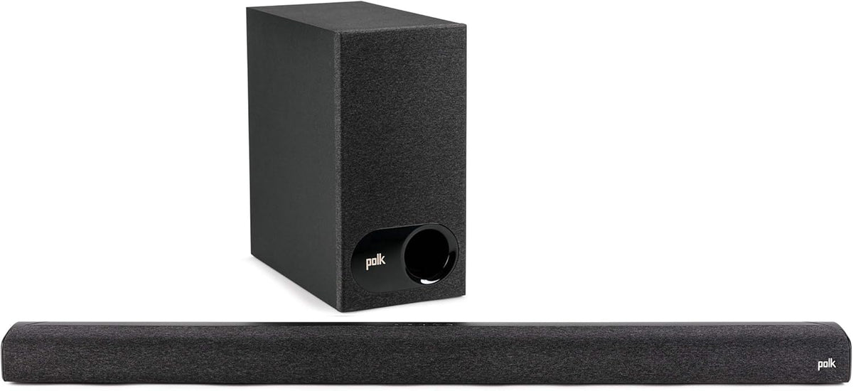 Ultra-Slim TV Sound Bar and Wireless Subwoofer with Built-in Chromecast T587136
