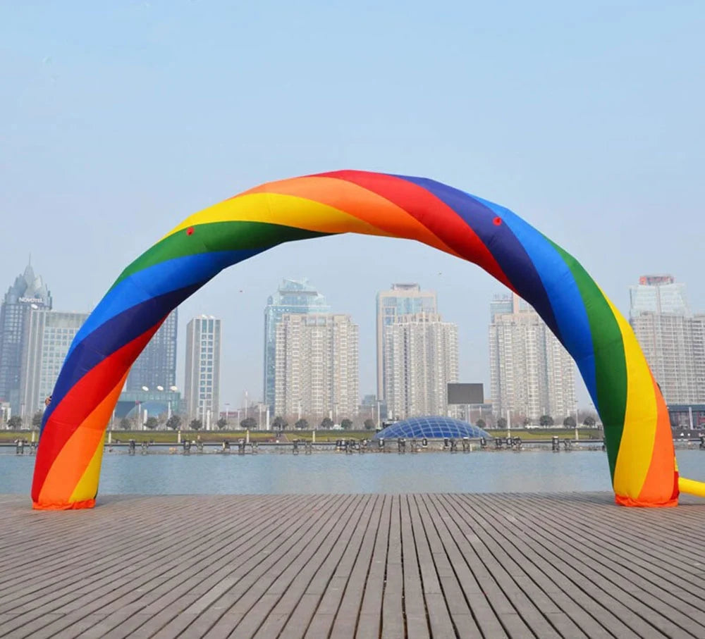 Inflatable Rainbow Advertising Arch with PU Coated L298