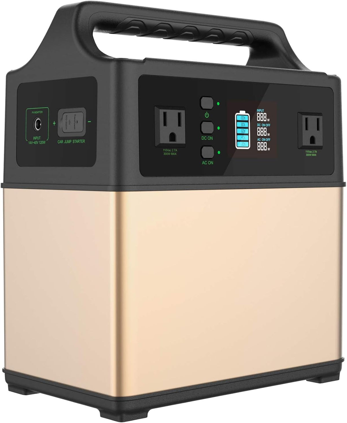 1500Wh Portable Power Station with AC Outlet H5904