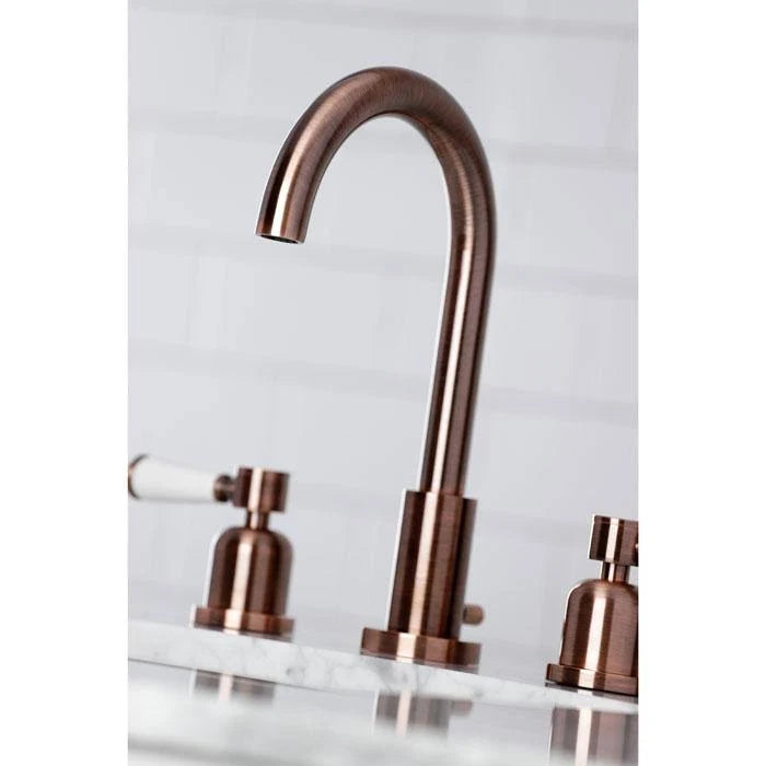 Antique Copper Widespread Bathroom Faucet S501028