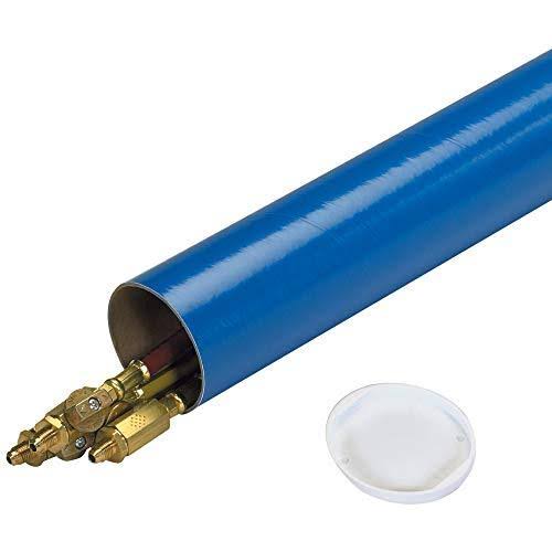 2 x 12x22 Blue Mailing Tubes with Caps T858554